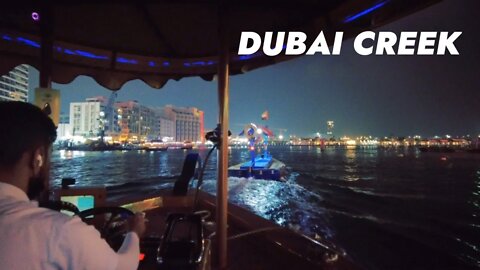 Dubai Creek Boat Ride Tour! Dubai City Vlogs