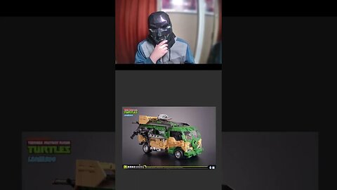 🐿️😈(TRANSFORMING Turtle Van) #TMNT MechaTrans HB0018 Leonardo by #HeatBoys and #InfinityToys #shorts