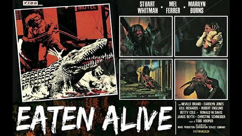 EATEN ALIVE 1976 Tobe Hooper Film of Deranged Hotel Killer with Pet Alligator FULL MOVIE in HD & W/S