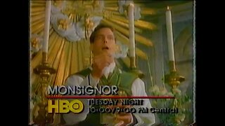 MONSIGNOR (1984) HBO Promo [#thriftrips #VHSRIP #theVHSinspector]