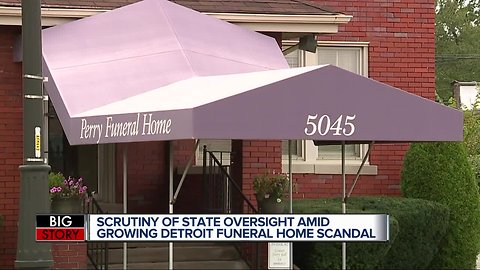Oversight of funeral homes by the state getting new scrutiny