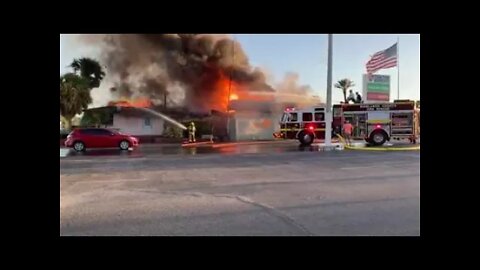 Smoke Shack Fire (Lake Placid Florida) 3/25/22