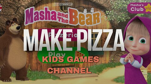Masha & bear make margarita pizza (test best funny games for children and teenagers) )
