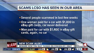 LCSO seeing Craigslist car sale scam