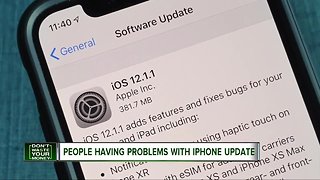 Apple iOS 12.1.1 update causing problems, complaints