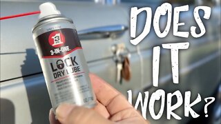 Fix Sticking Door Lock with 3-IN-ONE Lock Dry Lube?
