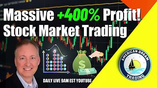 Massive +400% Profit Lifetime Member Stock Market Trading Success