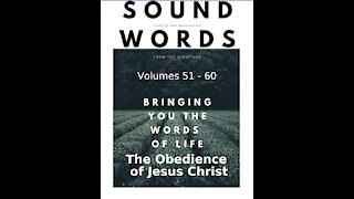 Sound Words, The Obedience of Jesus Christ