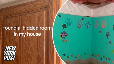 I found a creepy room with child handprints in a secret area of my home