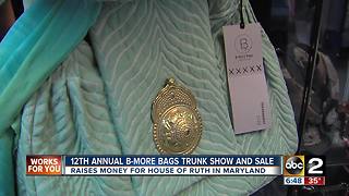 Maryland House of Ruth held its 12th annual B-More Bags trunk show