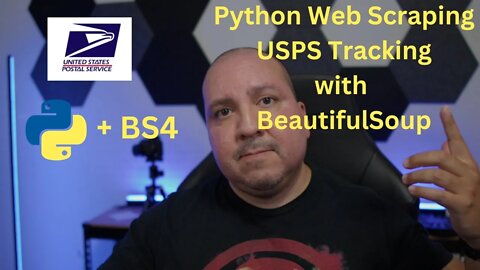 Python Web Scrap USPS Tracking Details