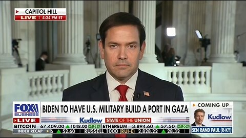 Sen Rubio: Building A Port In Gaza Is Just Theater