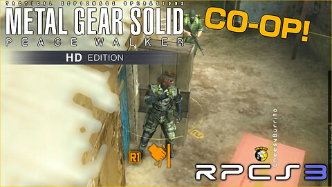 Metal Gear Solid PeaceWalker HD (CO-OP)| RPCS3 | PC | Playing our fourth mission