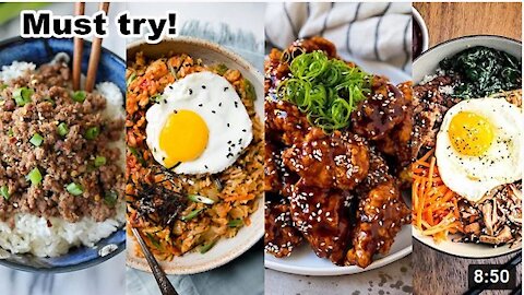 easy asian korean cuisine at home! 4 homemade dish to try today!