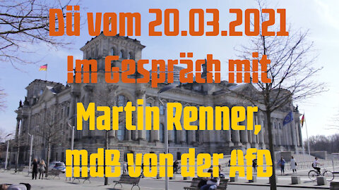 Aufzeichnung: Der Abend beim DC: Im Gespräch mit Martin Renner, MdB von der AfD