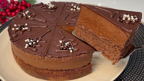 Best CHOCOLATE MOUSSE cake in the world. IT MELTS IN YOUR MOUTH and is ADDICTIVE
