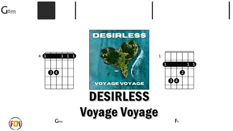 DESIRLESS Voyage Voyage - Guitar Chords & Lyrics HD