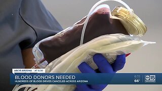 Blood donations plummet across Arizona amid coronavirus