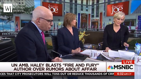 Mika Brzezinski Angrily Ends 'Fire And Fury' Author Interview Over Nikki Haley Accusation