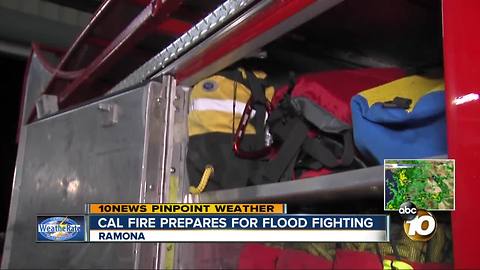 Cal Fire prepares for flood fighting