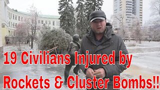 Ukraine War Underfire: 19 Civilians Injured by Rockets & Cluster Bombs In Frontline City Of Donetsk