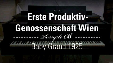 PRODUCTIV-GENOSSENSCHAFT - Baby Grand 1925 - Sample B