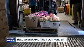 Rock Out Hunger collects record donations