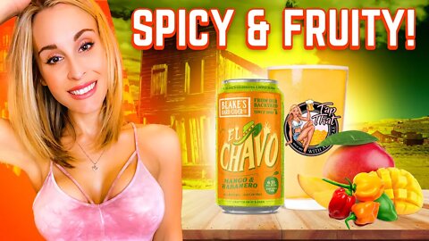 The Spiciest Cider EVER! El Chavo Mango Habanero Blakes Hard Cider Craft Beer Review @The Allie Rae