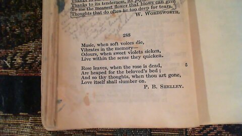Music, when soft voices die - P. B. Shelley
