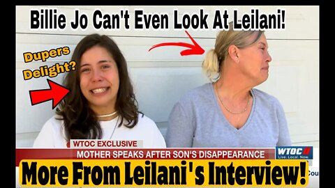 More From Leilani Simon & Billie Jo's Interview! Billie Jo Finally Speaks But Can't Look At Leilani!