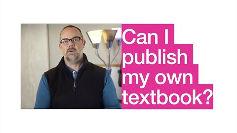 Can I Publish My Own Textbook?
