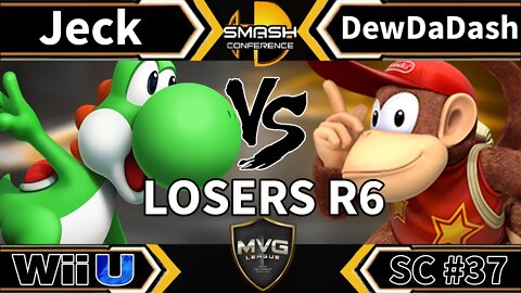 Jeck (Yoshi) vs. DewDaDash (Diddy Kong) - SSB4 Losers R6 - Smash Conference 37