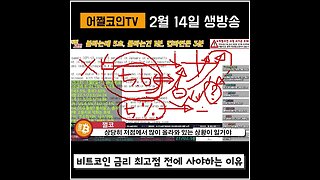 금리 최고점 찍기전에 투자를 시작해야하는 이유|비트코인 실시간 생방송 쩔코TV 2월14일