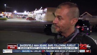 Bakersfield man leads police on a chase in SoCal
