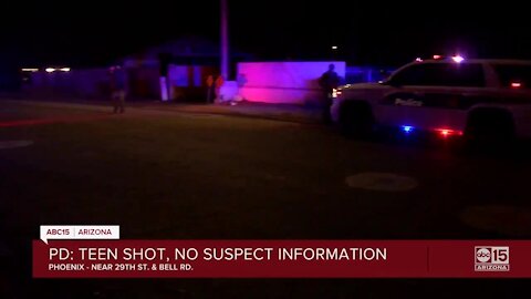 PD: 15-year-old shot near 29th Street and Bell Road