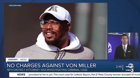 Broncos' Von Miller will not face charges after Parker police investigation