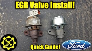 1987 - 1996 Ford F-150 How to Replace an EGR Valve!