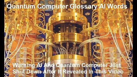Warning AI And Quantum Computer Just Shut Down After It Revealed In This Video
