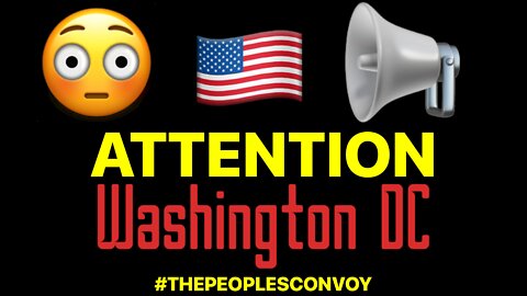 A Convoy of patriots descend into the belly of the beast in Washington DC #UCNYNEWS #THEPEOPLESCONVOY