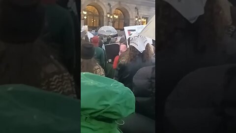 Pro palestinian group down at Copley