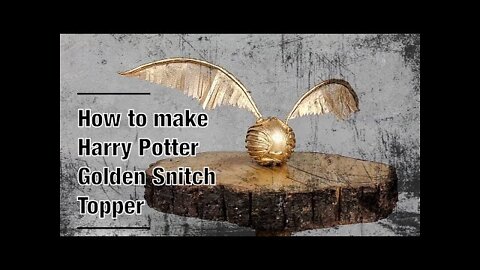 How to make Harry Potter Golden Snitch