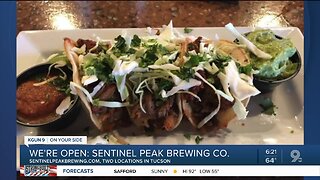 Sentinel Peak Brewing Company offers pub fare