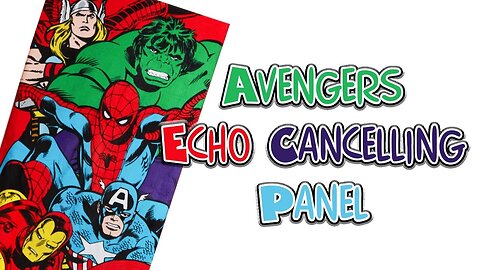 How to make echo cancelling panel easy! (NOT) Avengers Style #Funny #Avengers #Craft