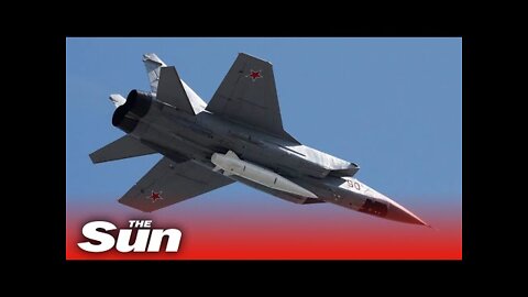 Russian warplane twirls to ground after 'Ukraine missile strike'