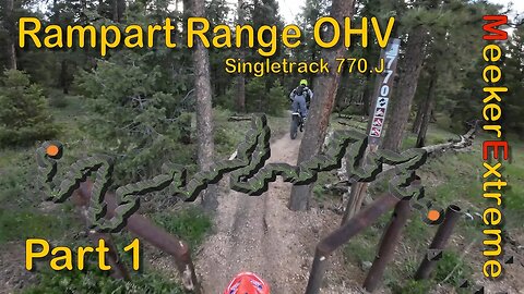 Rampart Range OHV Area (2023) - 770.J Singletrack from Dakan Rd - Part 1