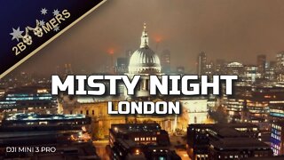 MISTY NIGHT LONDON DJI MINI 3 PRO #djimini3pro