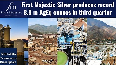 First Majestic Silver produces record 8.8 m AgEq ounces in third quarter