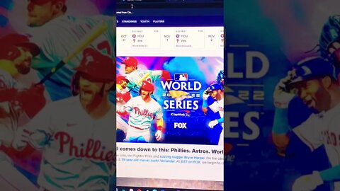 #2022WorldSeries #WhoWins #phillies #astros #bestofseven #ytshort