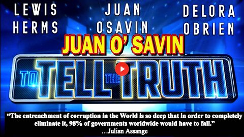 JUAN, LEWIS, DELORA - To Tell the Truth!- MAY 31 2023 (Elecion Fraud info and links in description)