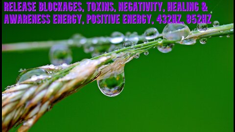 Release Blockages, Toxins, Negativity | Healing & Awareness Energy | Positive Energy | 432Hz, 852Hz